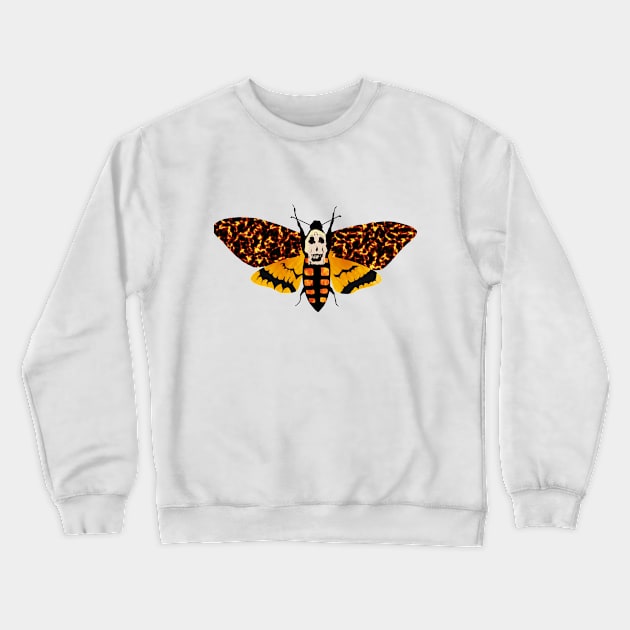 Death's-Head Hawkmoth Crewneck Sweatshirt by aluap1006